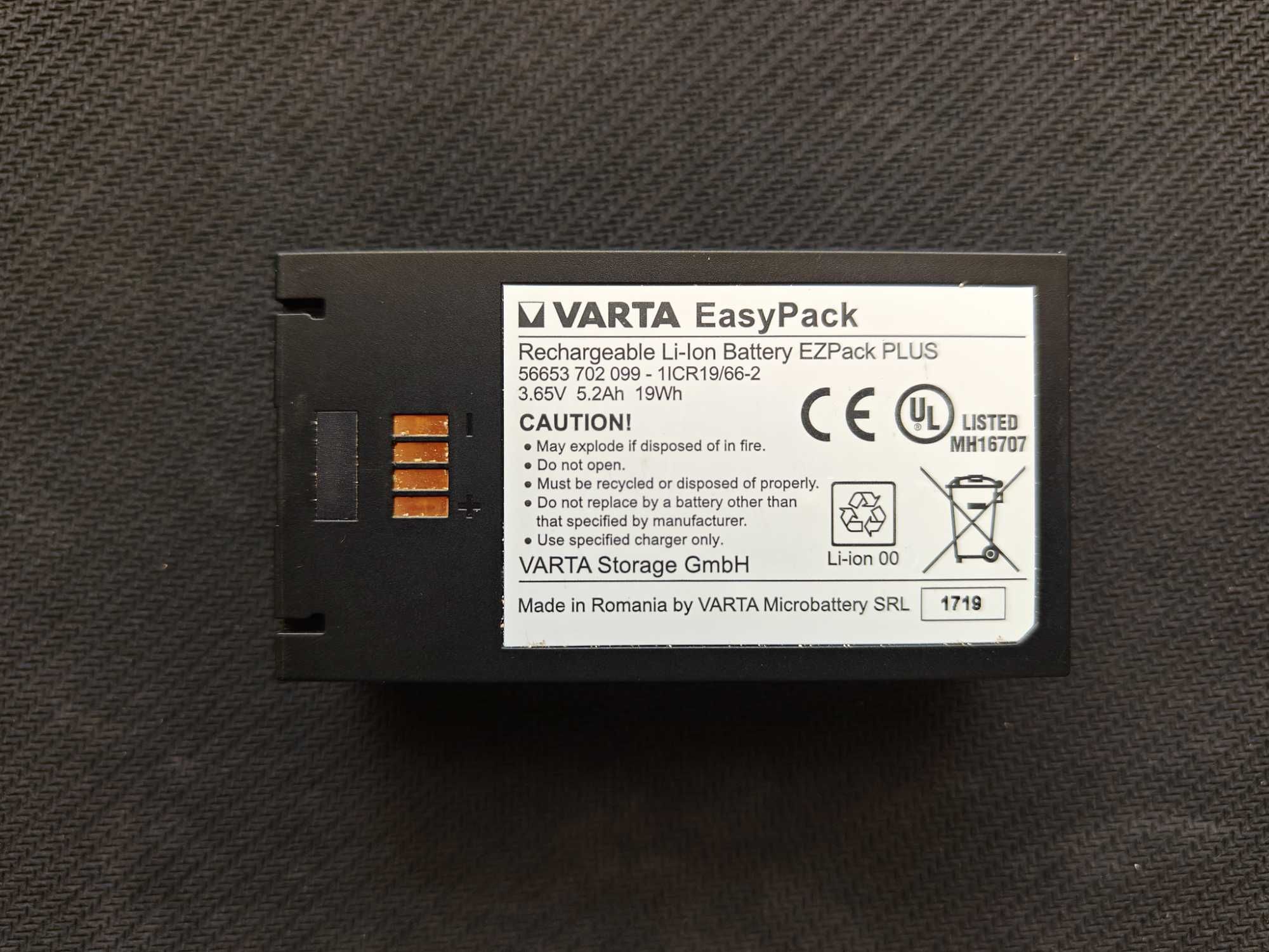 Varta Li-ion EasyPackPLUS 3.65V 5200mAh 19Wh