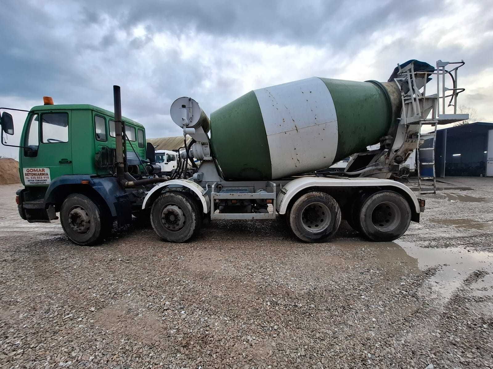 Betonomieszarka ERF ES8 8m3 8x4 Gruszka do betonu, możliwa zamiana