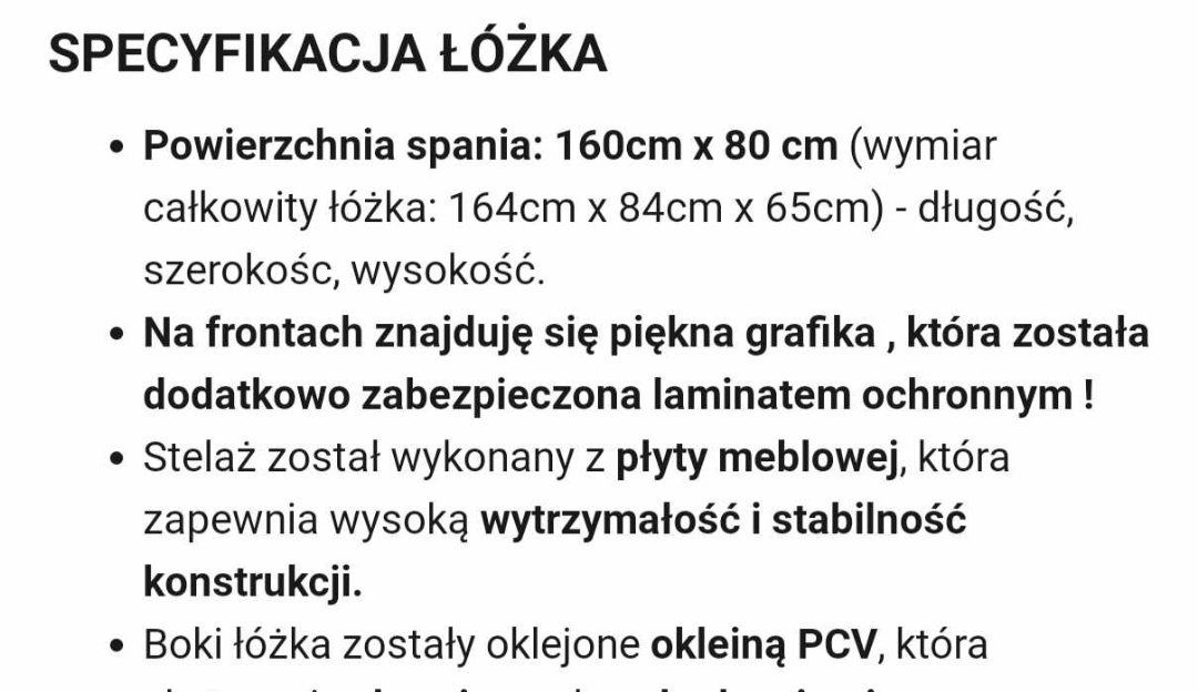 Sprzedam łóżko..