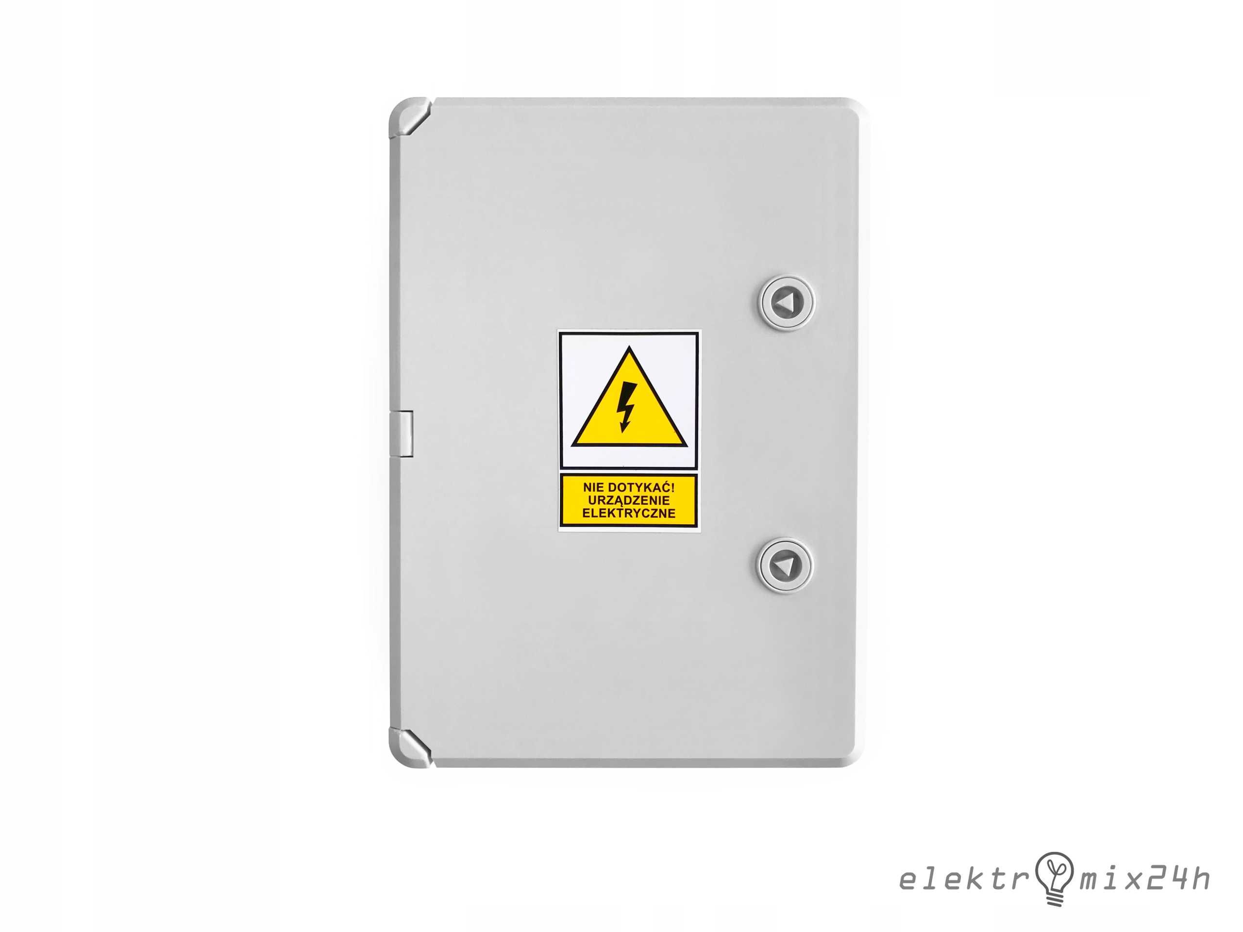 Skrzynka hermetyczna IP65, gniazda 2x16A 230V | 1x16A 5P 400V + L-0-P