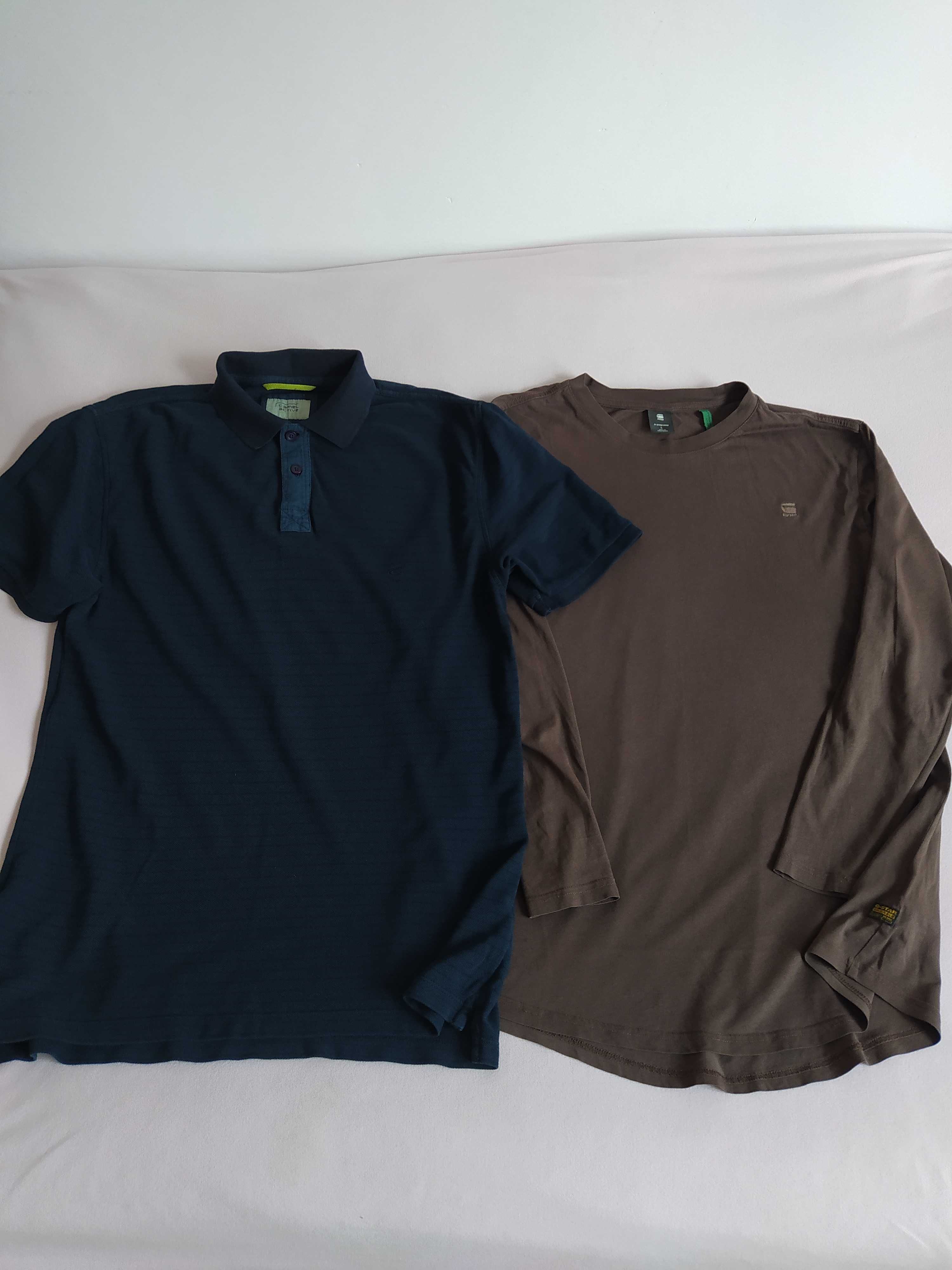 Koszulka polo Camel Active i tshirt G Star Raw r. L/XL