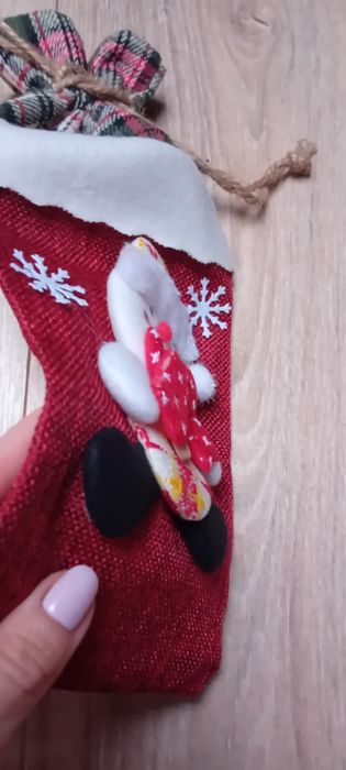 Torebka worek na prezent Mikołaj święta 3D