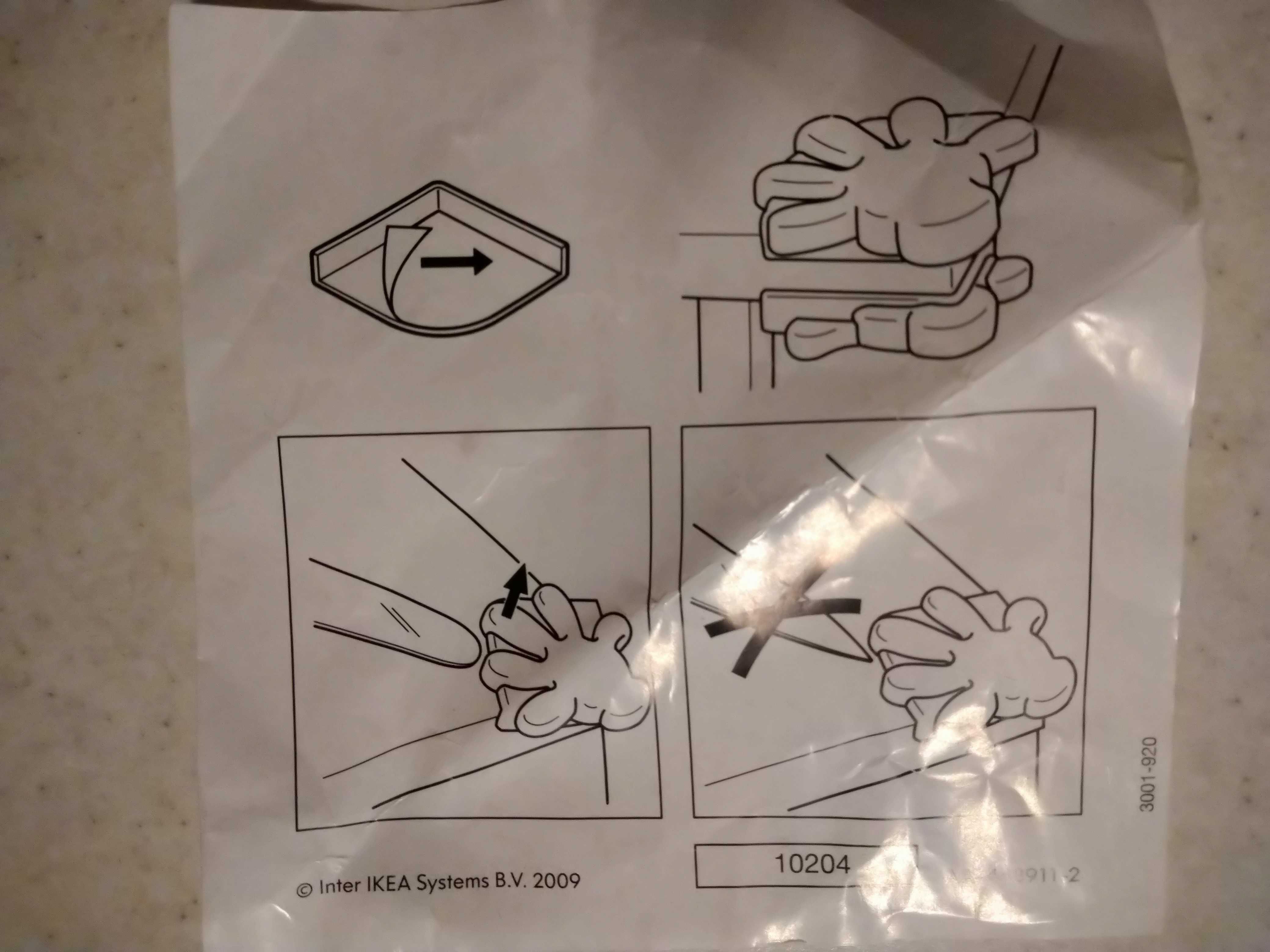 Osłona na kanty mebli Ikea 7szt.