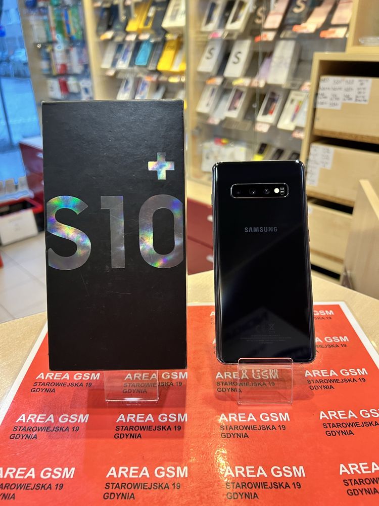 Samsung S10+/Black/Stan Bdb Krajowy Komplet/Starowiejska 19 Gdynia