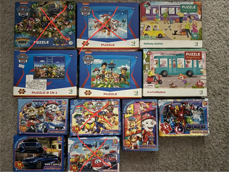 Пазли щенячий патруль