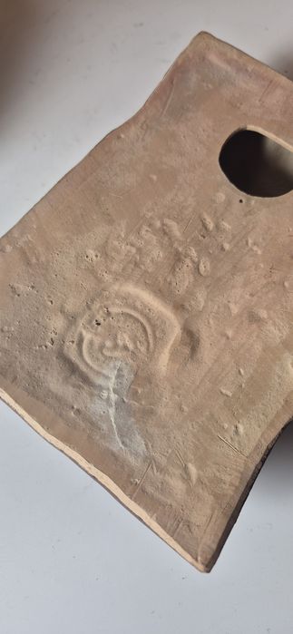 Plakieta ceramiczna z pieczęcią starocia PRL Galeria Czernicki T25