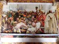 Картина плакат Козаки пишут письмо султану