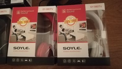 HeadPhones Perfect Sorround SOYLE SY-980TV 5mts NOVO