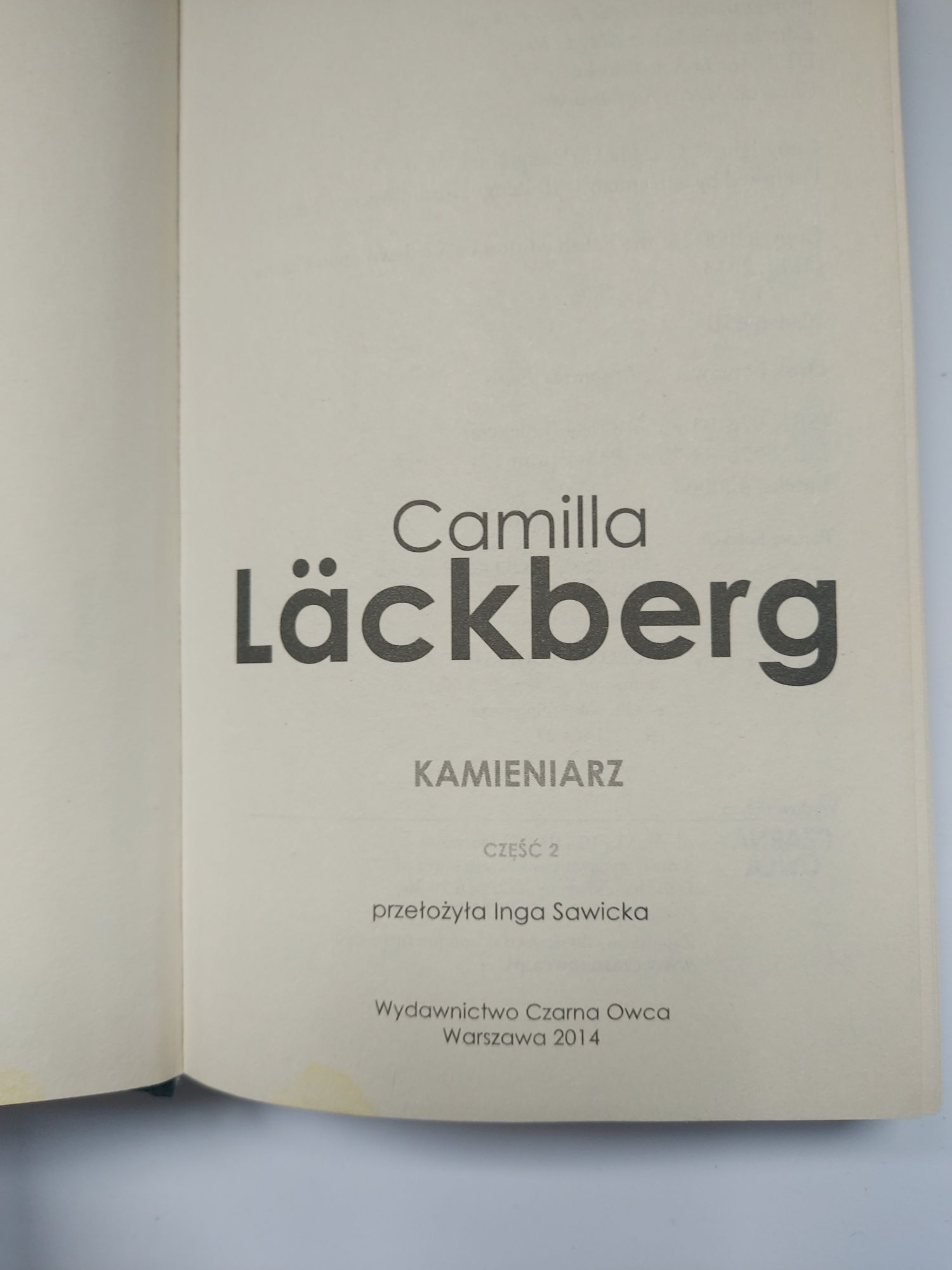 Kamieniarz - Camilla Läckberg. Część druga