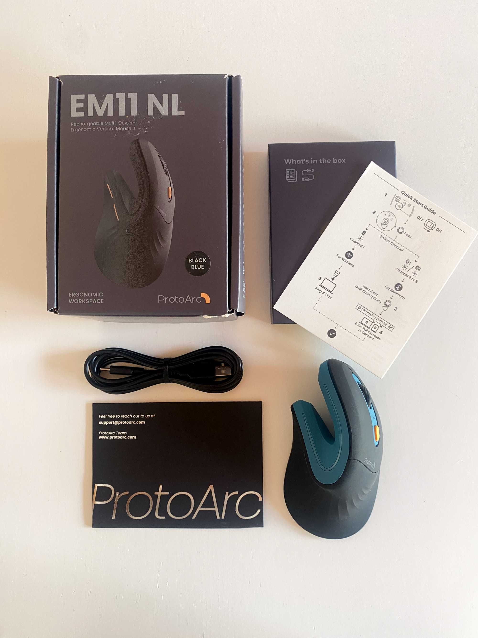 Rato Ergonómico ProtoArc Sem Fios