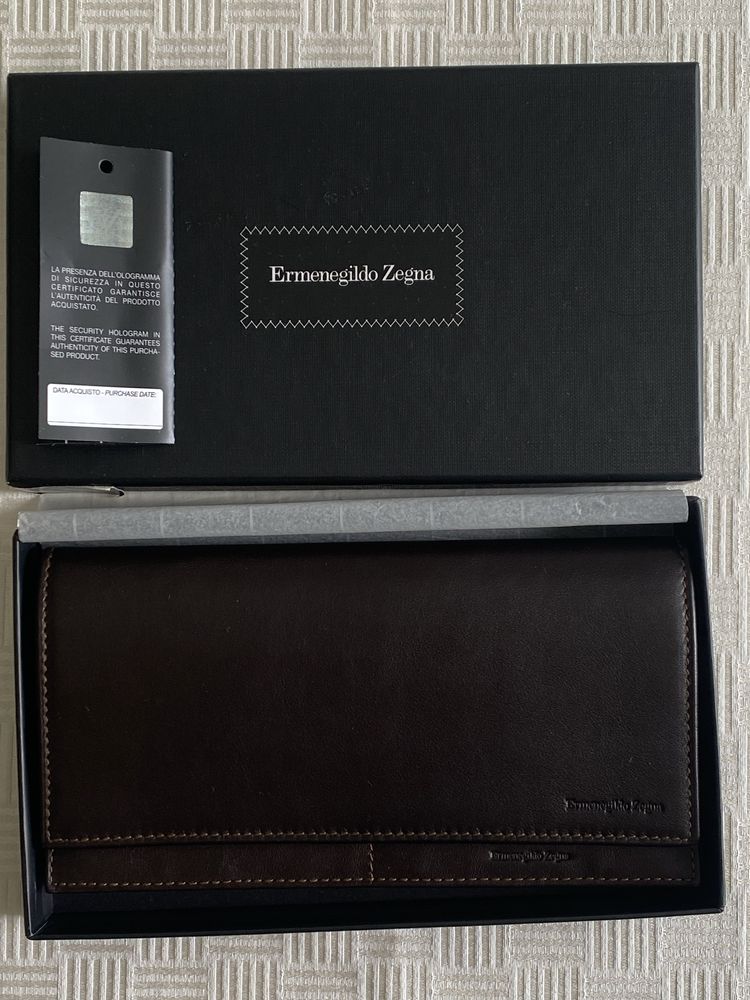 Гаманець (кошелек, портмане) Ermenegildo Zegna новий