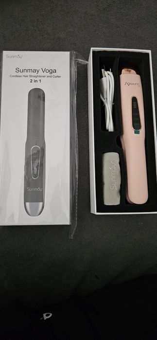 SUNMAY Voga Bezprzewodowa prostownica i lokówka