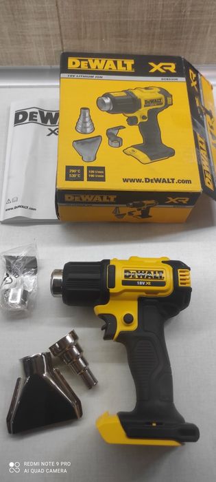 Акумуляторний будівельний фен DEWALT DCE530B 20V
