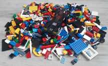 Klocki LEGO mix mieszane 1KG , batmobile z zestawu 6864