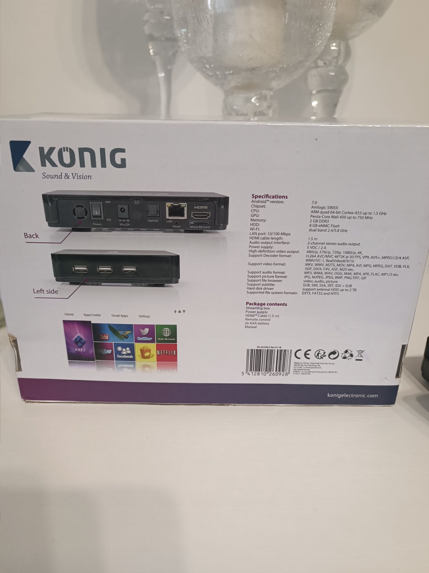 Box Android UHD 4K 5g