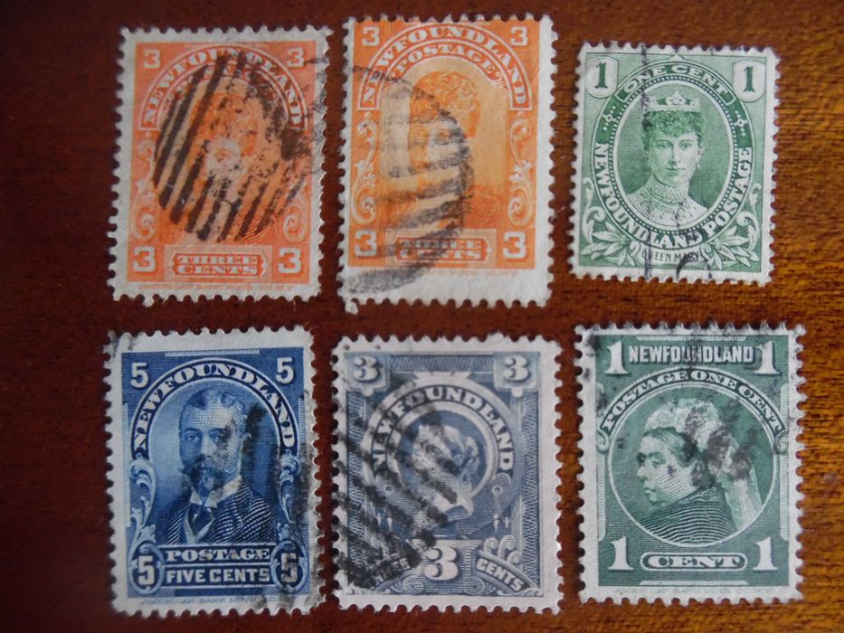 Selos Terra-Nova (Canadá variante)- Lote de Clássicos