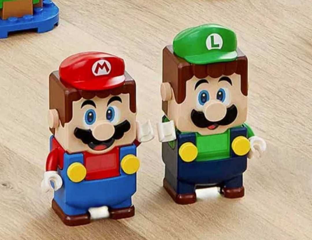 Super Mario i Luigi figurki z klocków