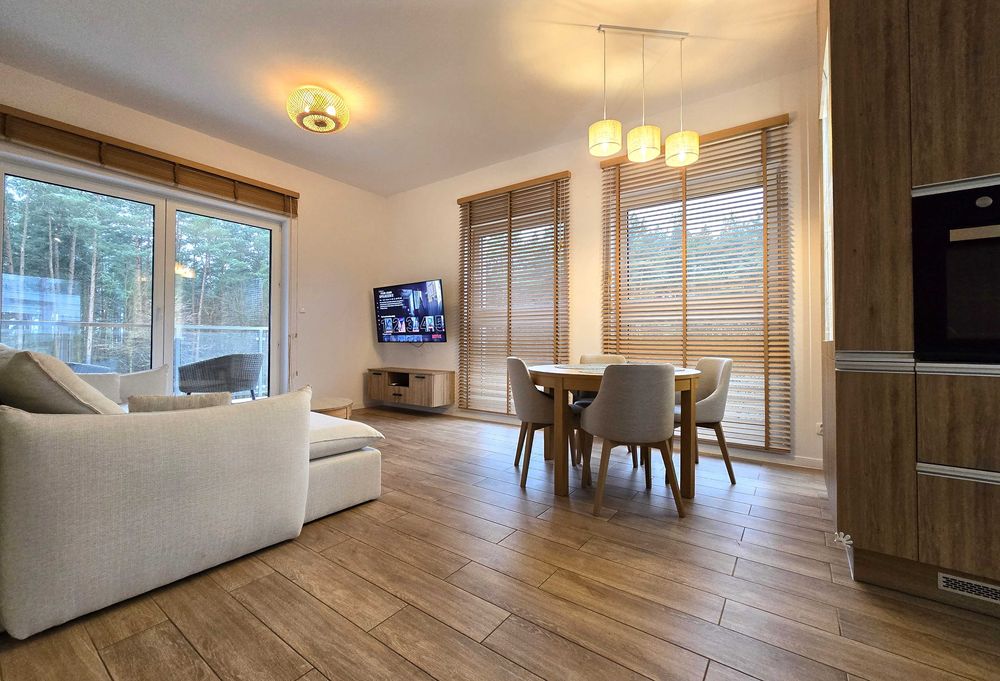 Forest Longinówka II - 50m2, garaż, klima, widok na las, jezioro, fvat