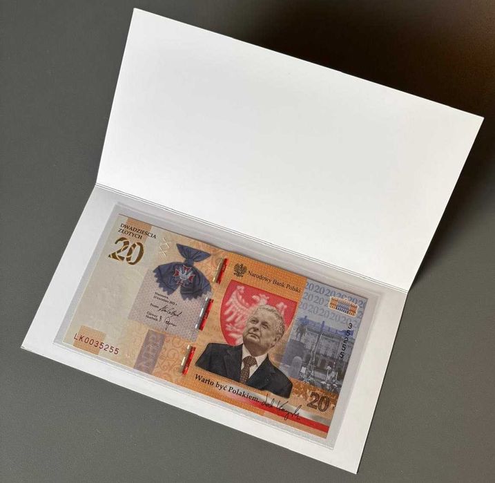 Lech Kaczyński. Warto być Polakiem | Banknot 20zł