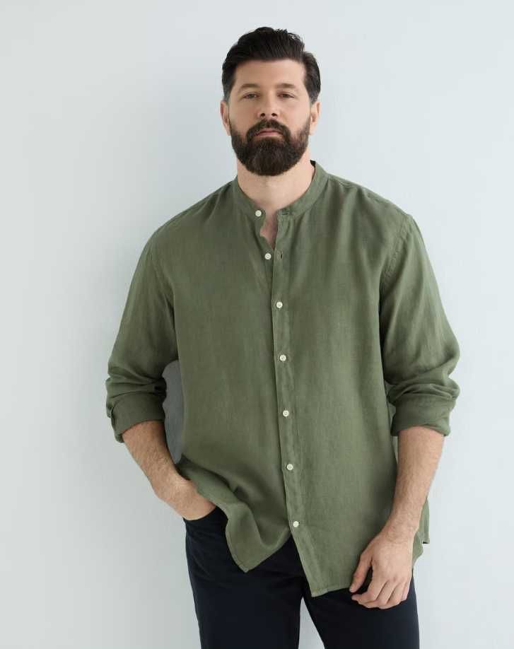 Uniqlo, 100% льон оригінал сорочка, рубашка