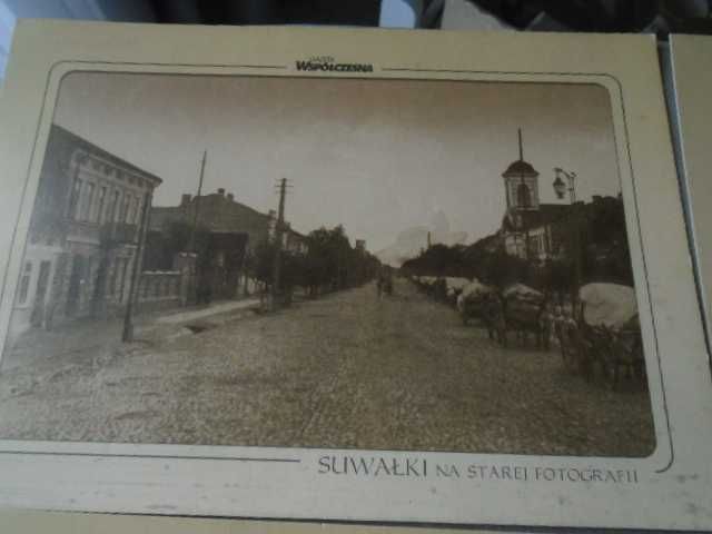 pocztówki-Suwałki na starej fotografii