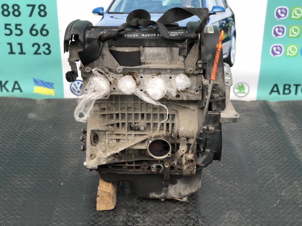 Мотор шкода румстер 1.4 мрі BXW двигатель шкода фабия гольф 5