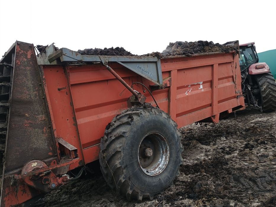 Rozrzutnik obornika 12 t własna hydraulika zamiana