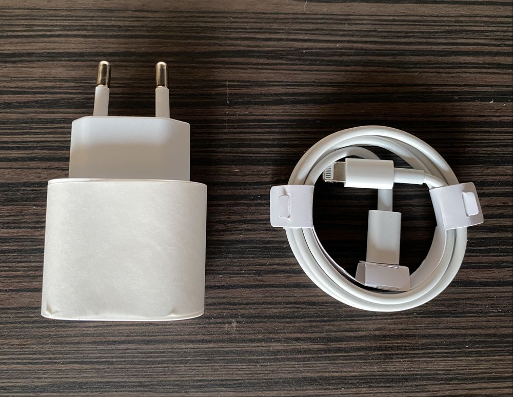 Szybka ładowarka do iPhone. Zasilacz 20w + kabel USB c - Lightning 1 m