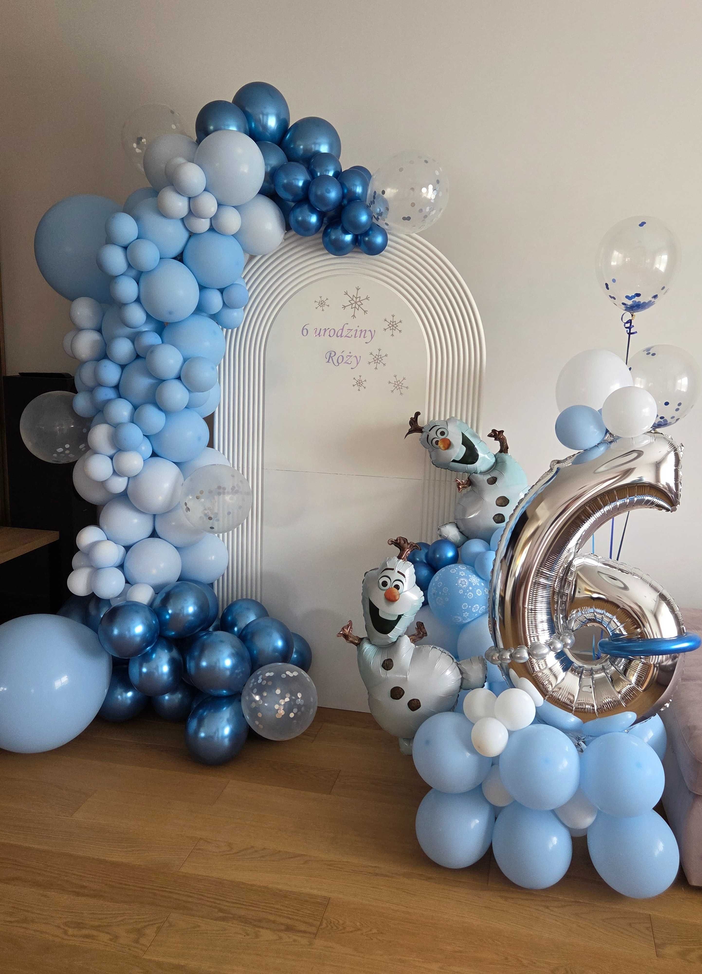 Girlandy balowe, ścianki balonowe, projekt ścianek balonowych.