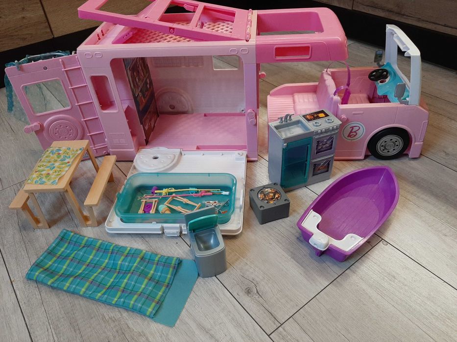 Używany Camper Barbie + lalka