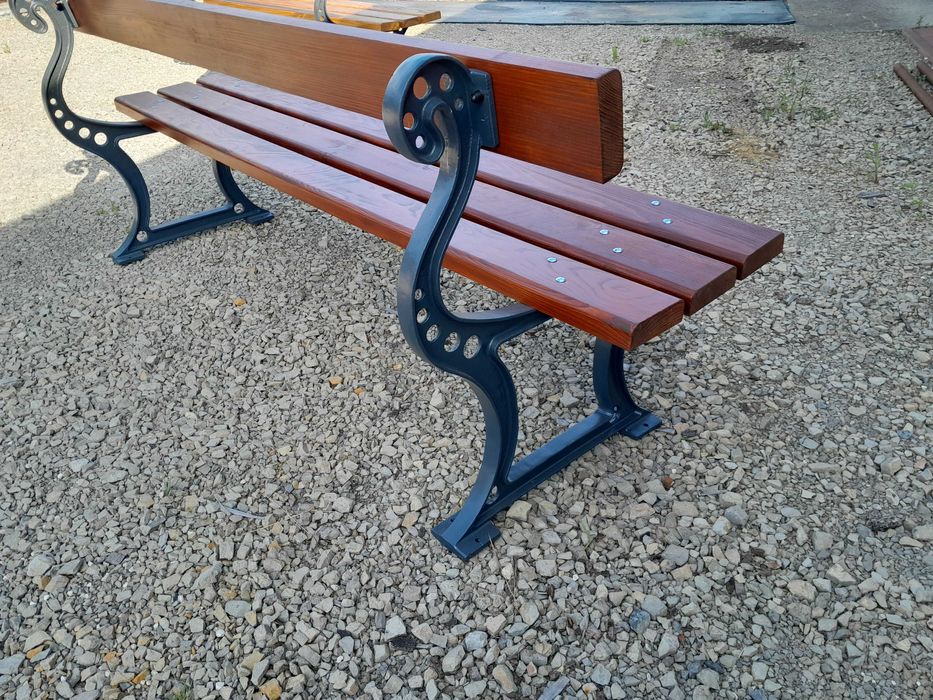 ławka żeliwna parkowa ogrodowa solidna 35kg dostępne natychmiast