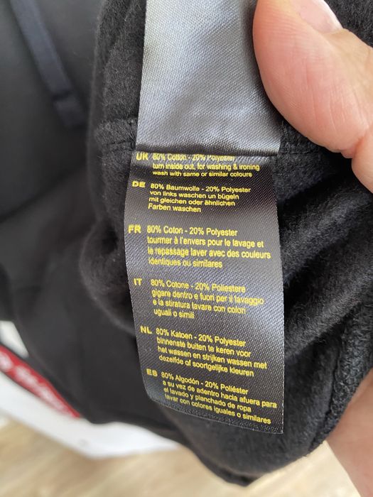 Nowa bluza z kapturem Alpha Industries, czarna, XS