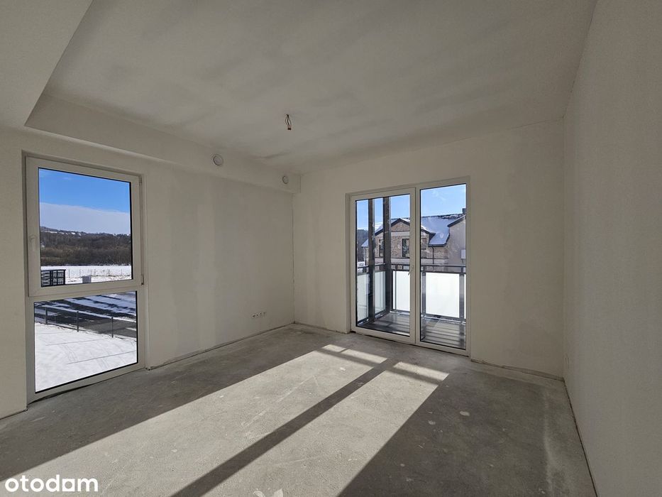 Mieszkanie 43,67m2, 3 pokoje, duży balkon