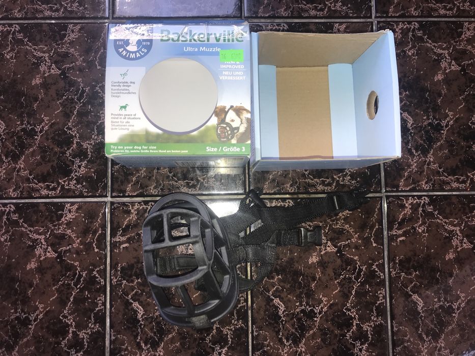 Sprzedam fizjologiczny kaganiec Baskerville Ultra Muzzle - rozmiar 3