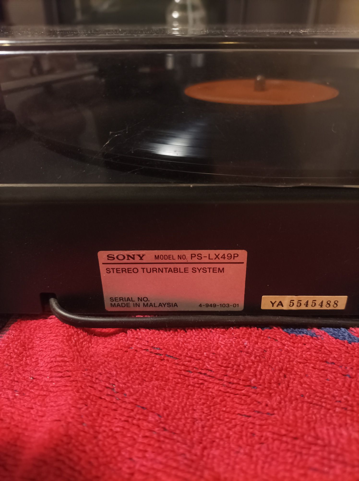 Gramofon Sony PS-LX49P vintage, super 12 volt