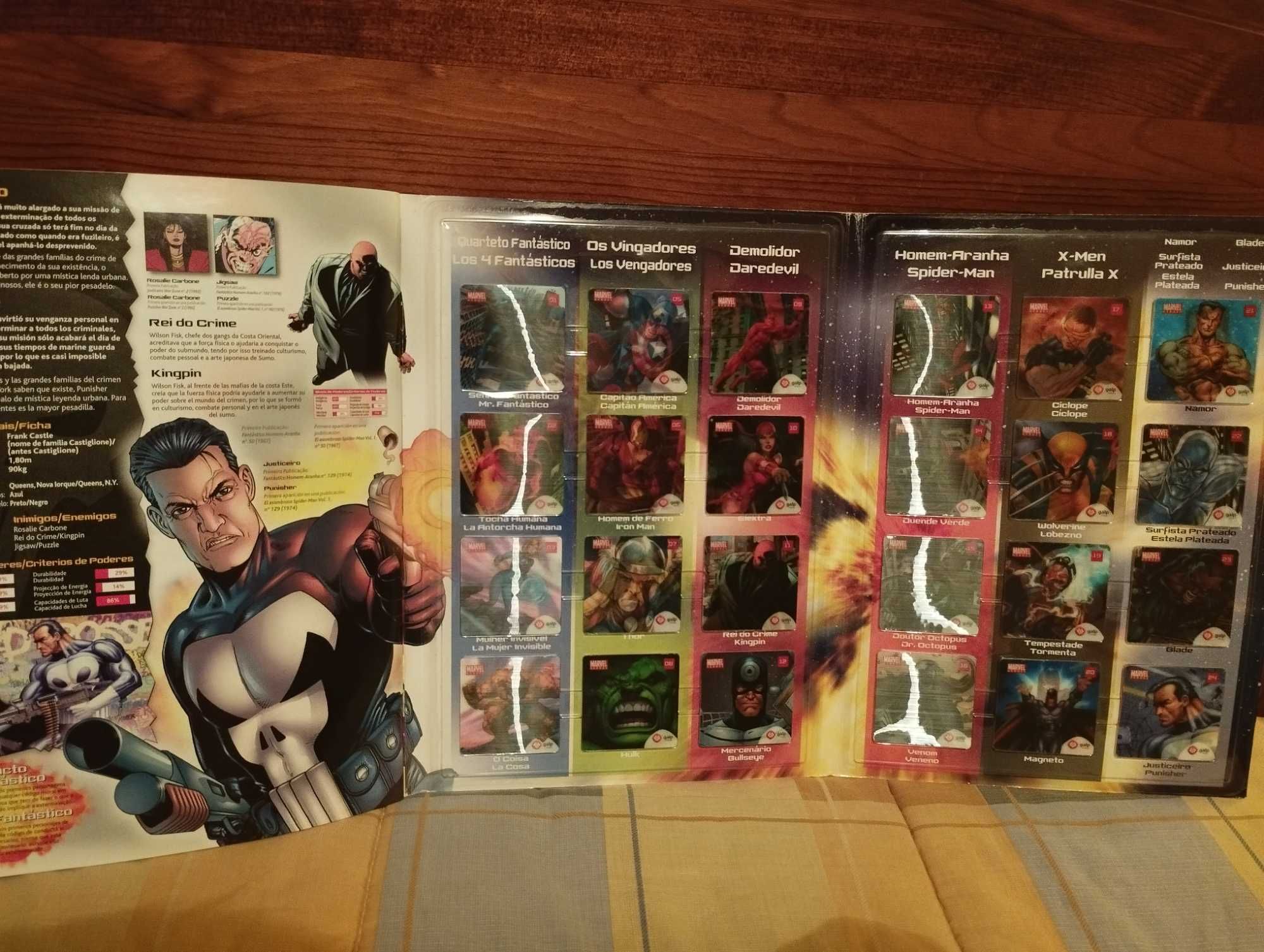 Cromos Holográficos Marvel Heroes Axtion Flix