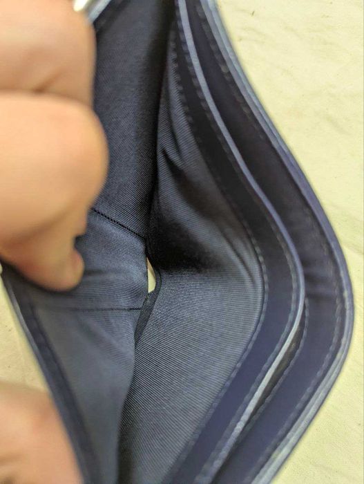 Оригинальный кожаный кошелёк Agnes B. Voyage с двойной застежкой