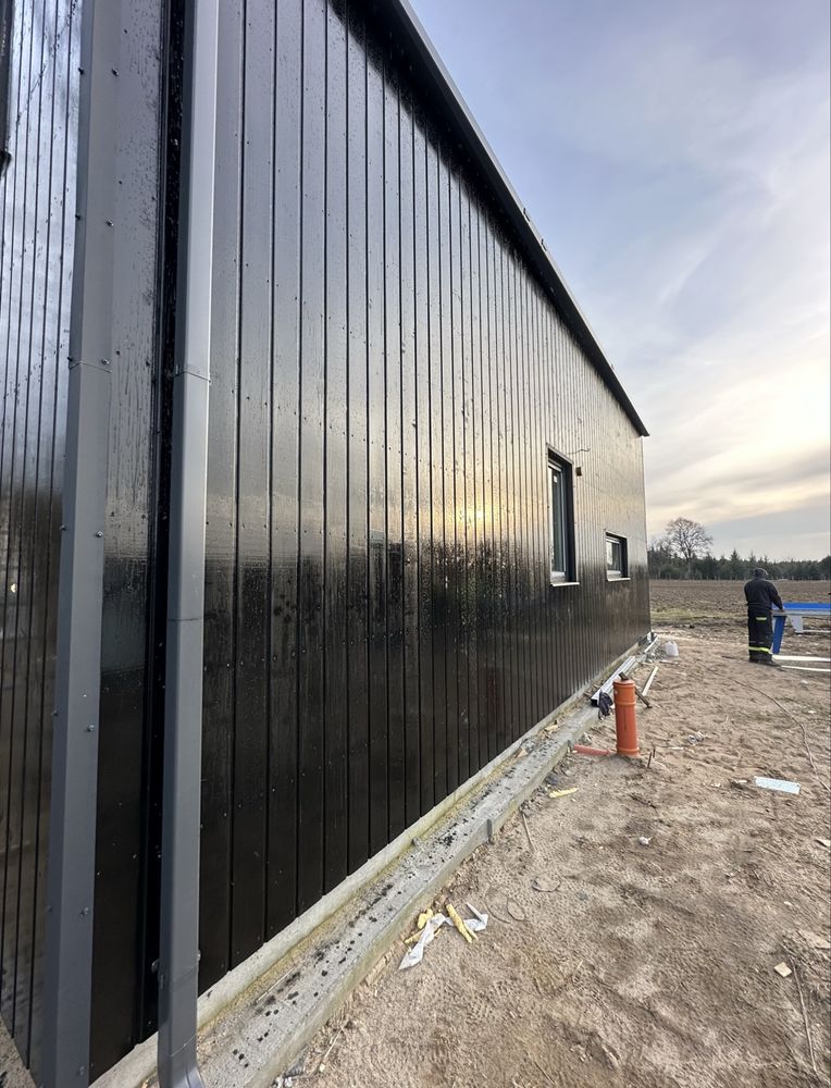 Nowoczesna Stodola / 105m2 (70m2 zabudowy na zgloszenie) Dom drewniany