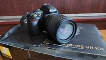 Nikon D3100 z obiektywem Nikkor 18-105