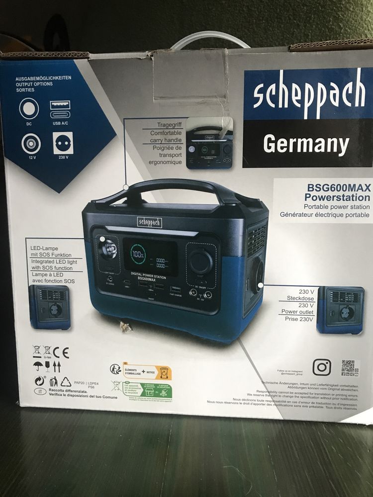 Зарядна станція Scheppach