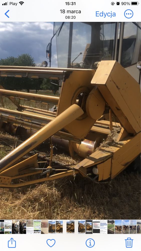 Kombajn zbożowy SAMPO 580