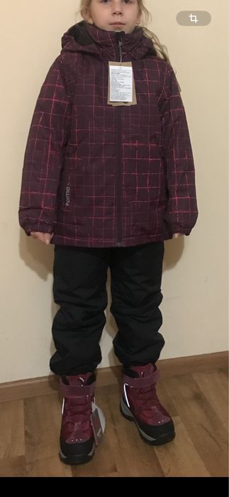 Зимова термо куртка Reima для дівчинки 8 років