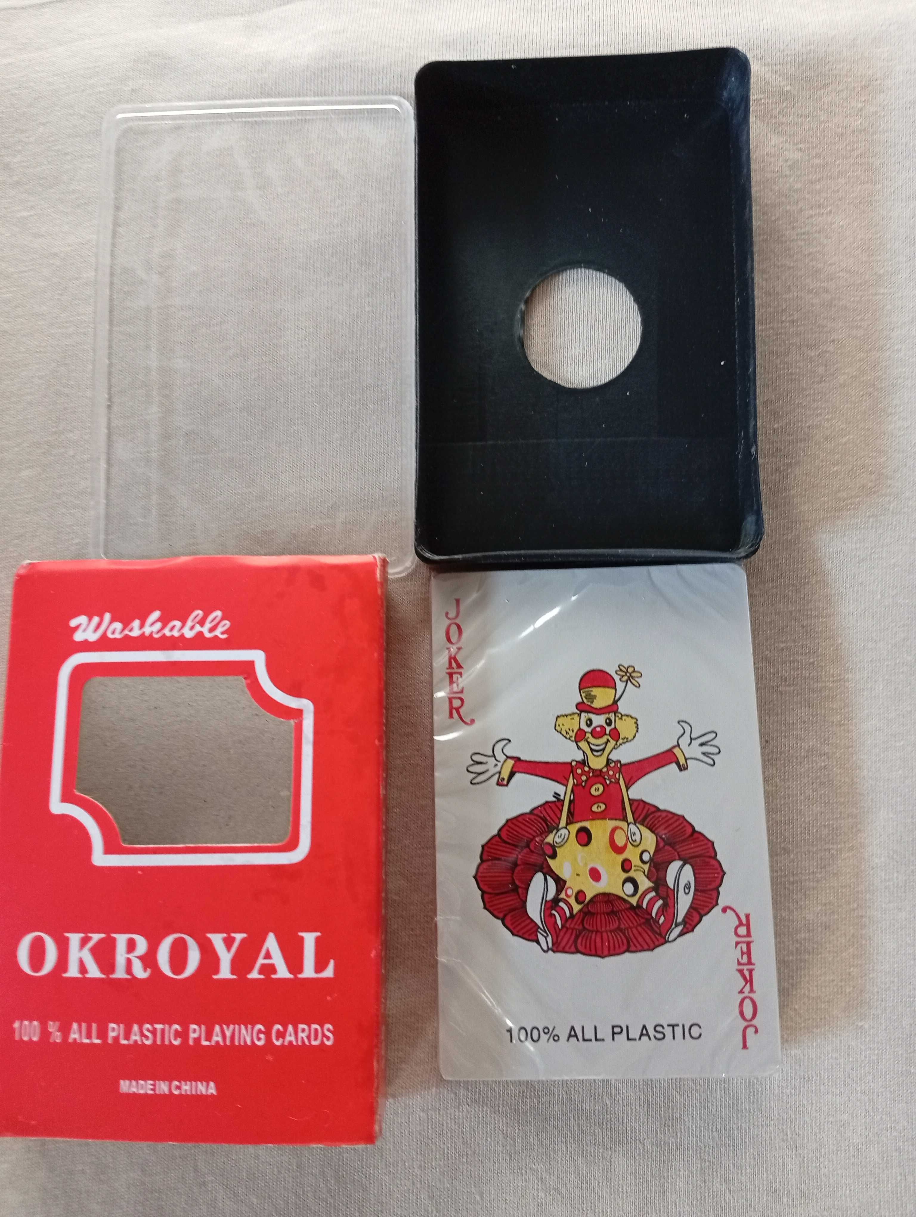 Карты игральные OKROYAL пластиковые