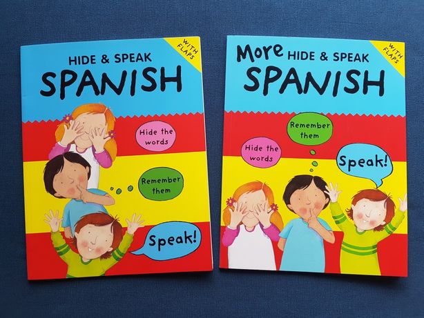 Hide Speak Spanish hiszpański angielski książki dwujęzyczne dla dziec