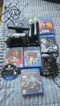 Ps4 slim 800 GB duży zestaw płyty, kamera, move, gry