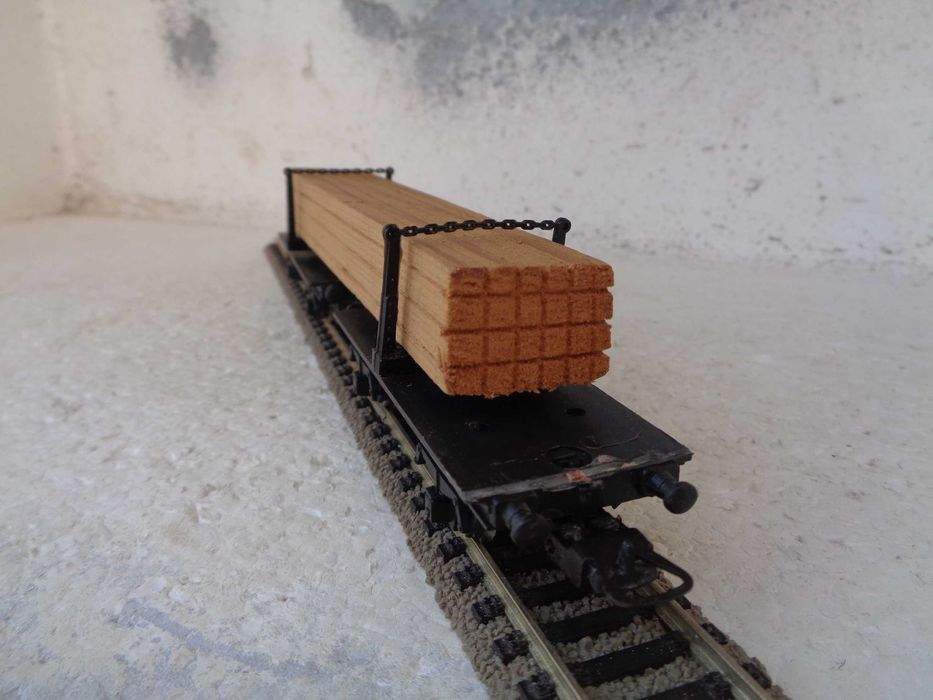 1:87 LIMA Vagão transporte de madeira comboio