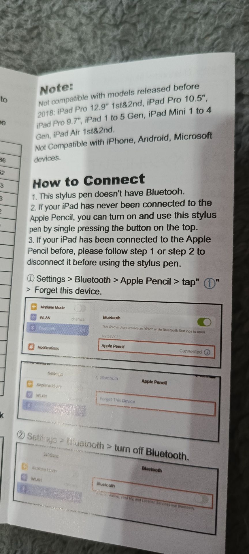 Pióro Meko do iPada jak Apple Pencil.