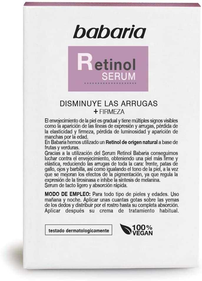 Serum Retinol 30 ml Vegano Cuidado da pele e rosto Mãe