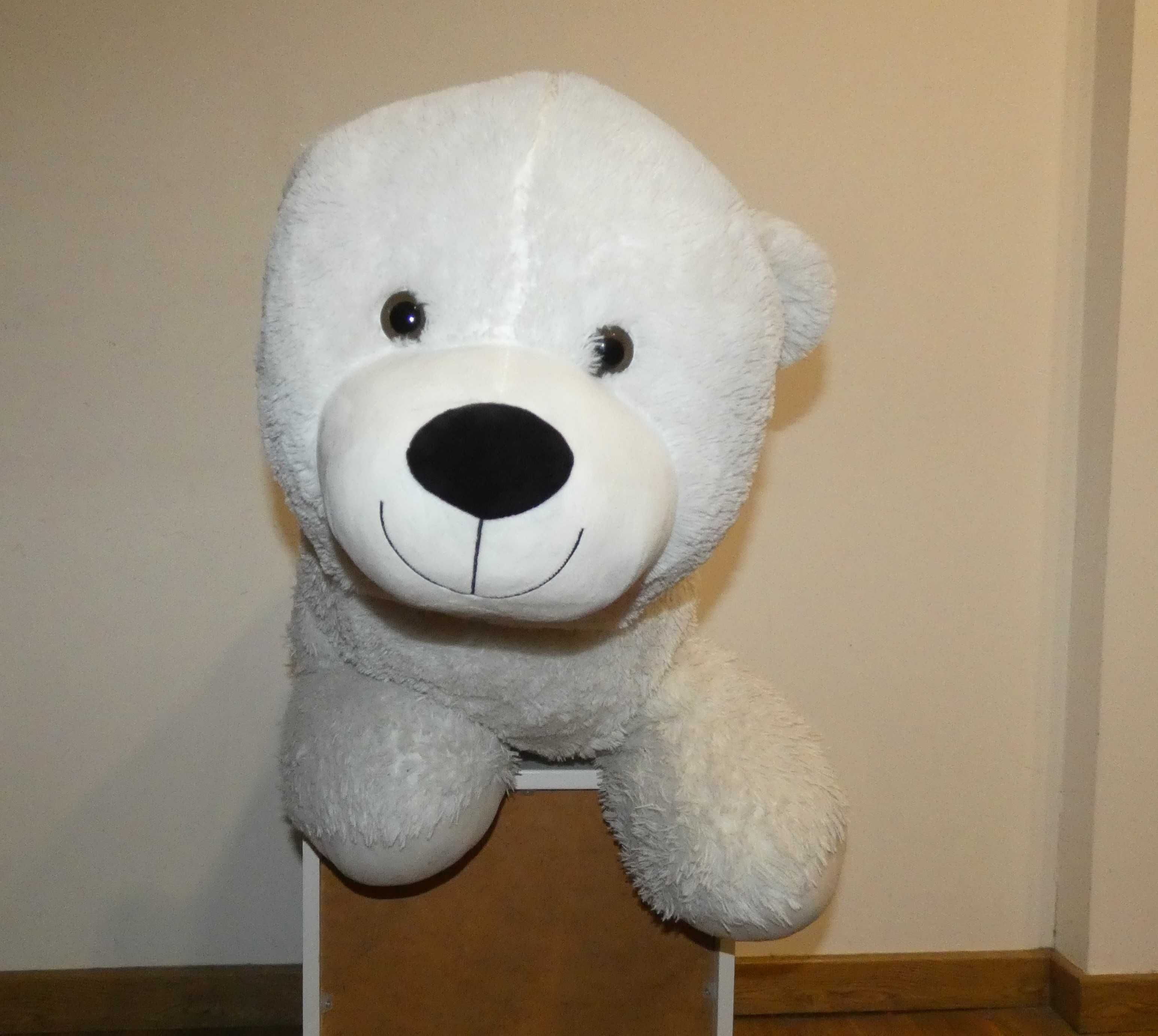 Urso de peluche grande branco 110cm
