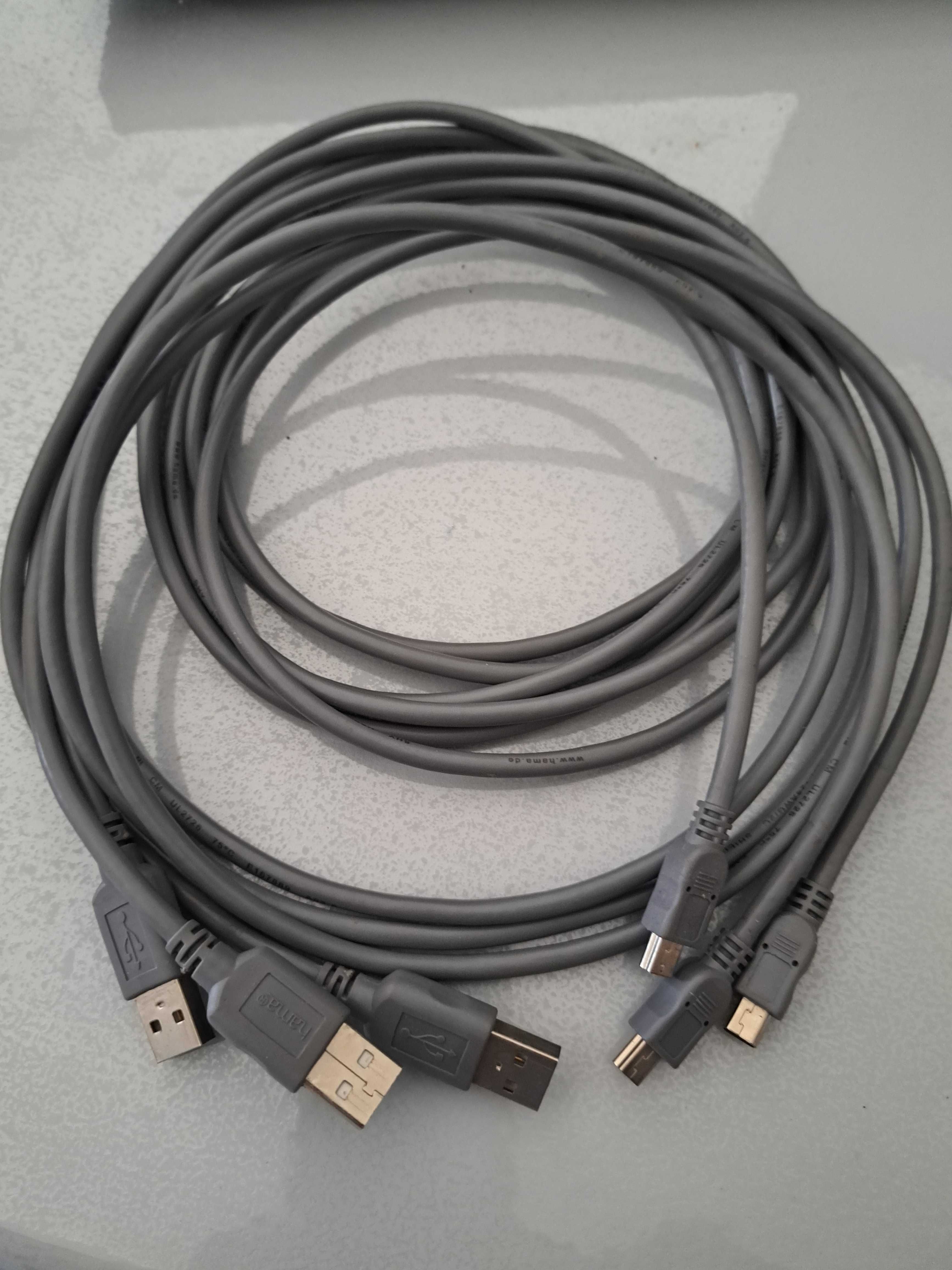 Cabo Série USB-A / Mini USB-B